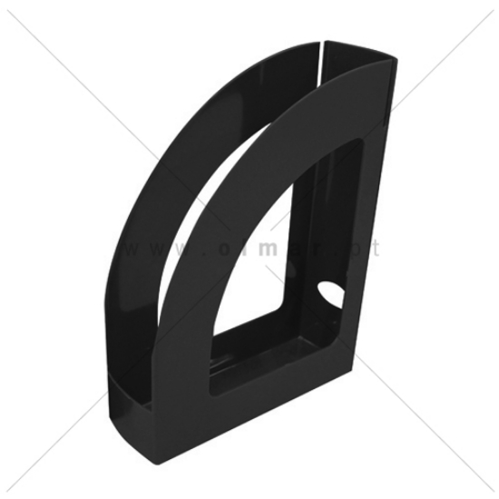 Imagem de PORTA-REVISTAS PLÁSTICO FEGOL 200 PRETO OPACO