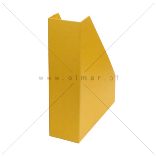 Imagem de PORTA-REVISTAS CARTÃO FORRADO L8CM FEGOL AMARELO