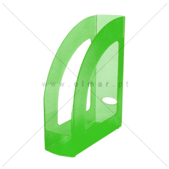 Imagem de PORTA-REVISTAS PLÁSTICO FEGOL 200 VERDE TRANSLÚCIDO