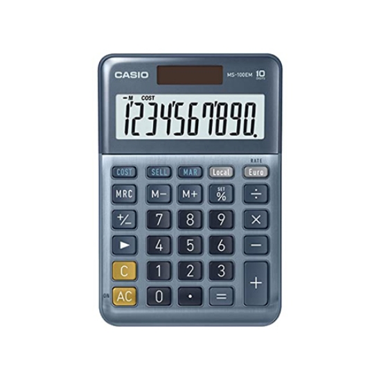 Imagem de CALCULADORA DE SECRETÁRIA CASIO MS-100BM