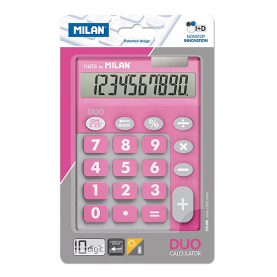 Imagem de CALCULADORA DE SECRETÁRIA MILAN DUO ROSA 150610TDPBL