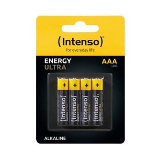 Imagem de BLISTER 4 PILHAS ALCALINAS AAA LR03 1.5V INTENSO (7501414)