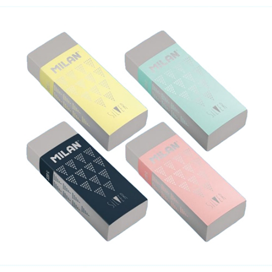 Imagem de BORRACHA MILAN NATA SILVER (CPM320SL)