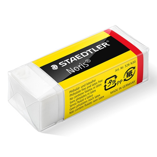 Imagem de BORRACHA STAEDTLER NORIS 120 ANOS 526 N30 BRANCA