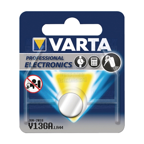 Imagem de PILHA ALCALINA LR44 V13GA 1.5V VARTA (4276)