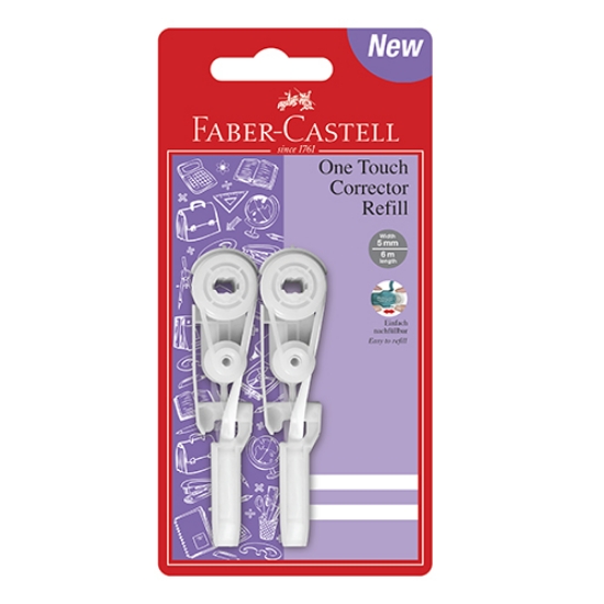 Imagem de BLT.2 REC. P/FITA CORRECTORA FABER-CASTELL ONE TOUCH