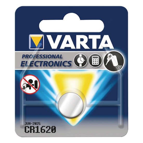 Imagem de PILHA LITIO CR1620 3V VARTA 6620