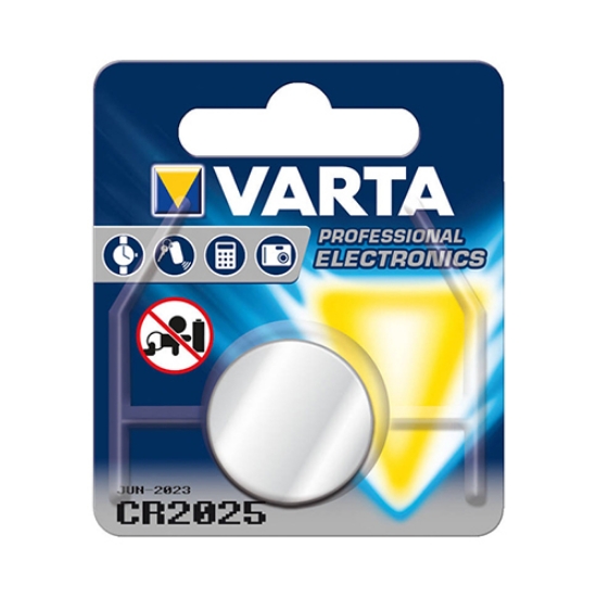 Imagem de PILHA LITIO CR2025 3V VARTA (6025)