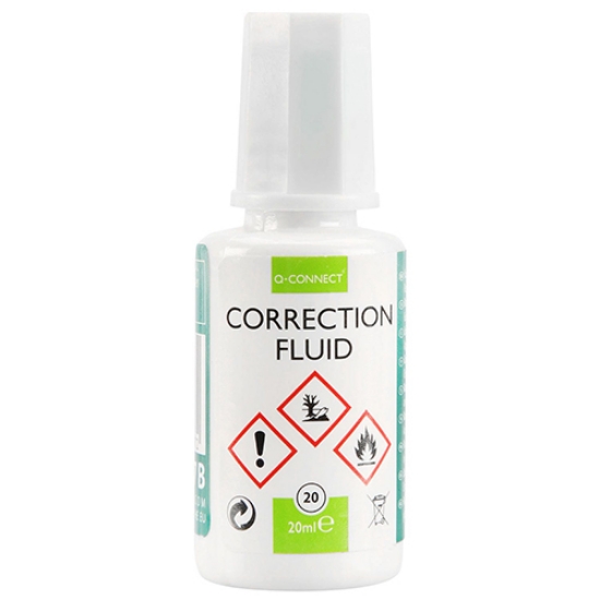 Imagem de FRASCO CORRECTOR C/PINCEL 20ML Q-CONNECT KF10507