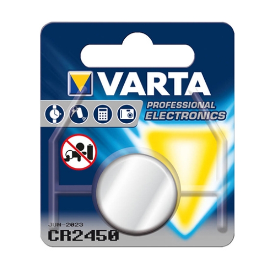 Imagem de PILHA LITIO CR2450/6450 3V VARTA