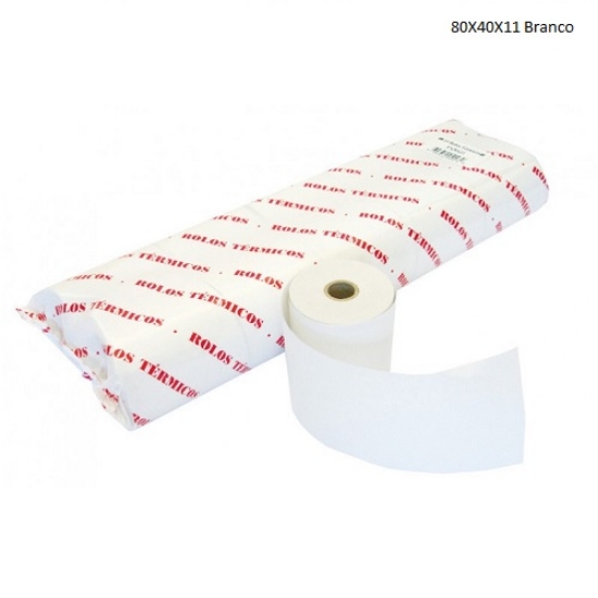 Picture of ROLO PAPEL TERMICO 80X40X11 BRANCO