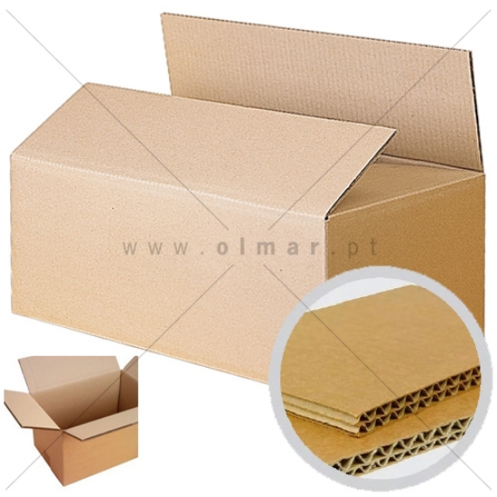 Imagem de CAIXA/TARIFA CARTÃO DUPLO PARA EMBALAGEM 600X400X400MM