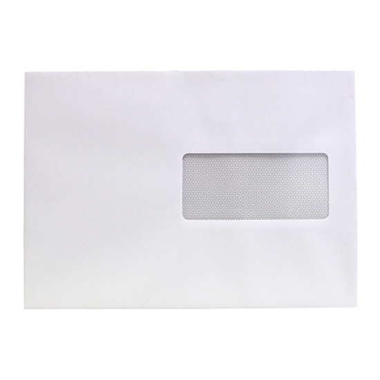 Picture of ENVELOPES C/5 162X229MM COM JANELA BRANCO 90GR ADESIVO (CAIXA 500 UNI)