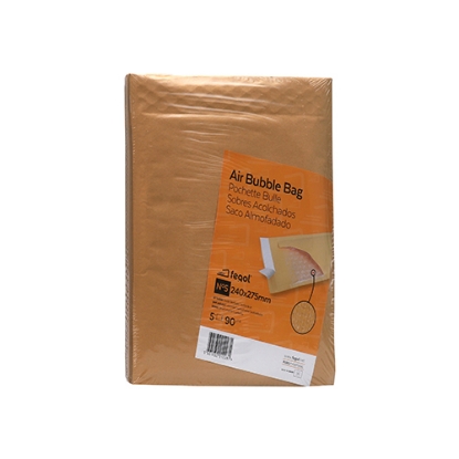 Imagem de SACO ALMOFADADO KRAFT Nº5(E) 240X275MM (BOLHAS DE AR)