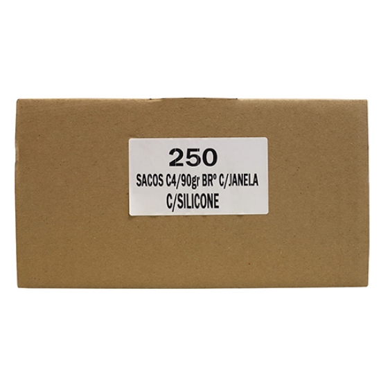 Picture of SACO C4 229X324MM COM JANELA BRANCO 90GR GOMADO