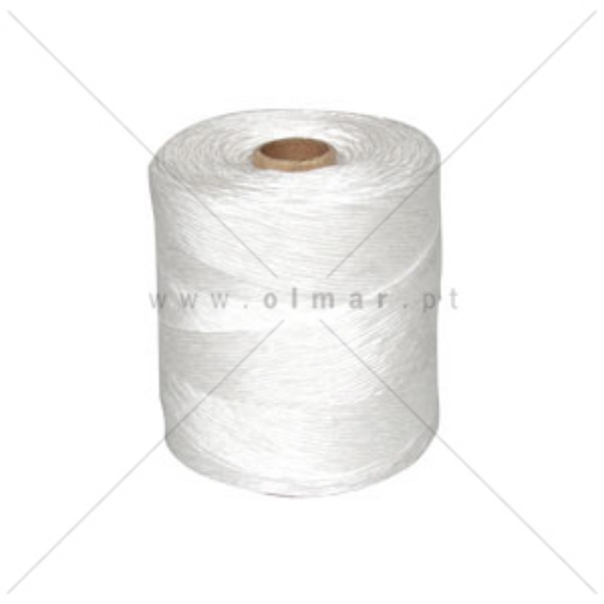 Imagem de NOVELO FIO RÁFIA NYLON BRANCO 1CABO 750/1 (1KG)