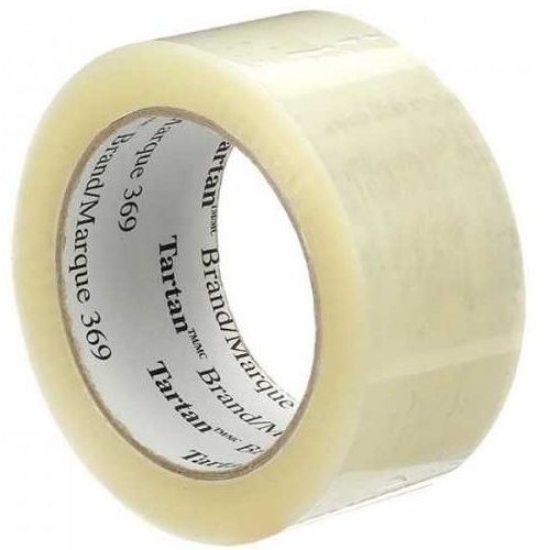 Picture of ROLO FITA ADESIVA 50MMX66MT TARTAN 369 TRANSPARENTE