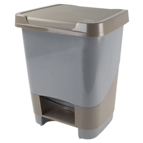 Imagem de CESTO LIXO PLÁSTICO COM TAMPA E PEDAL 30LT (2522)