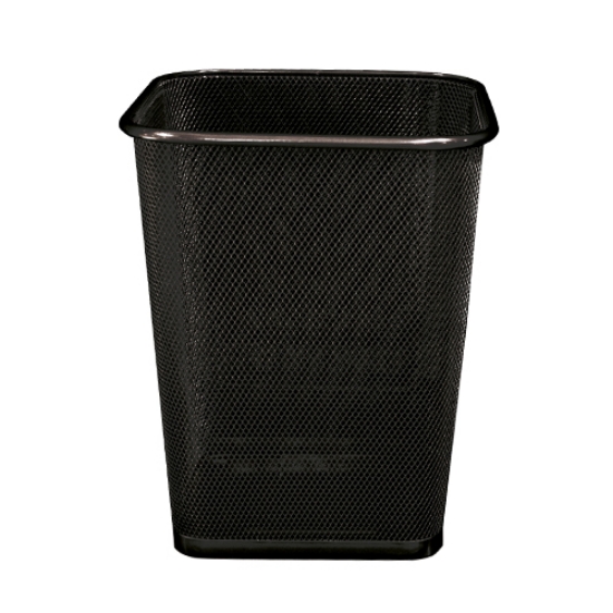 Imagem de CESTO PAPEIS INUTEIS FEGOL METAL REDE PRETO (111-1)