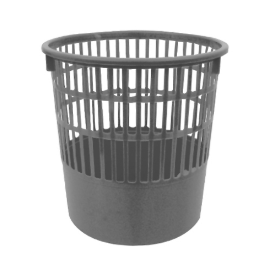 Imagem de CESTO PAPEIS INUTEIS FEGOL PLAST.REDE 13LT 302 CINZA