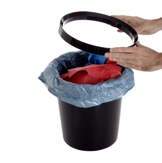 Imagem de ARO PLASTICO P/CESTO PAPEIS ARCHIVO2000 REF.2001ARO PRETO