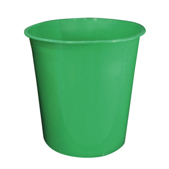 Imagem de CESTO PAPEIS INUTEIS FEGOL PLAST.OPACO 13LT 301 VERDE