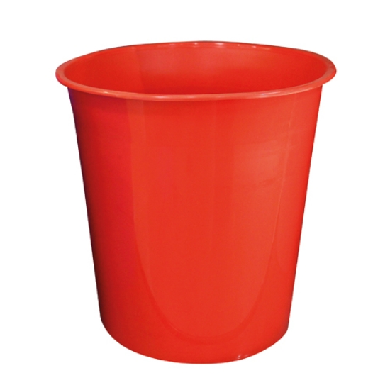 Picture of CESTO PAPEIS INUTEIS FEGOL PLAST.OPACO 13LT 301 VERMELHO