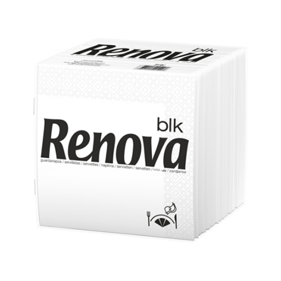 Imagem de MAÇO GUARDANAPOS 22X22CM 2F BRANCO BLK (TIPO B90)