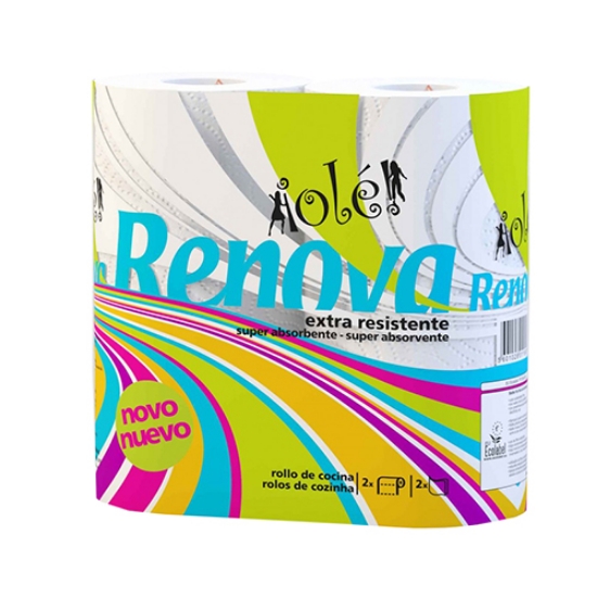 Imagem de RL. PAPEL COZINHA RENOVA BRANCO OLE (EMB.2UDS)