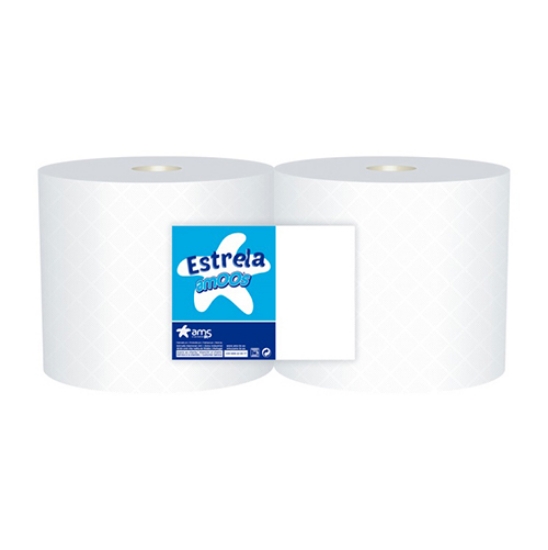 Imagem de RL. PAPEL INDUSTRIAL FL. DUPLA BRANCO C/400MT (EMB.2RLS)