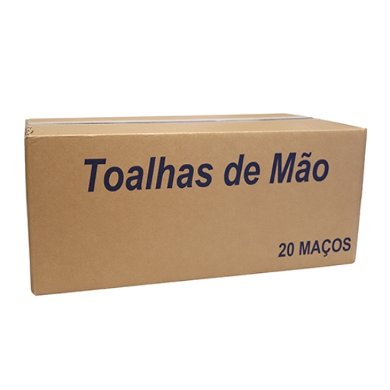 Imagem de TOALHAS DE MÃO 21X23CM RECICLADO (CAIXA 3000 UNI)