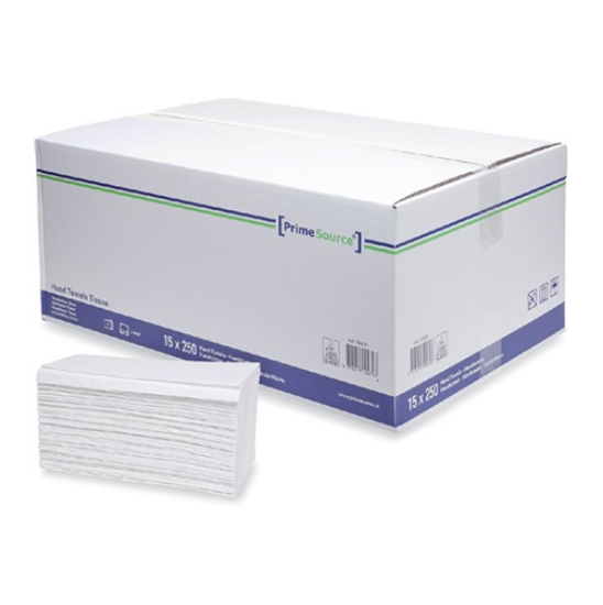 Picture of TOALHAS DE MÃO 23X25CM ZIG-ZAG 1FOLHA NATURAL (CAIXA 5000 UNI)