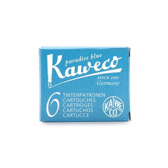 Imagem de CX.6 CARTUCHOS TINTA KAWECO AZUL PARAISO