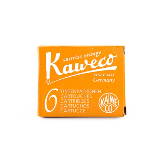 Imagem de CX.6 CARTUCHOS TINTA KAWECO LARANJA