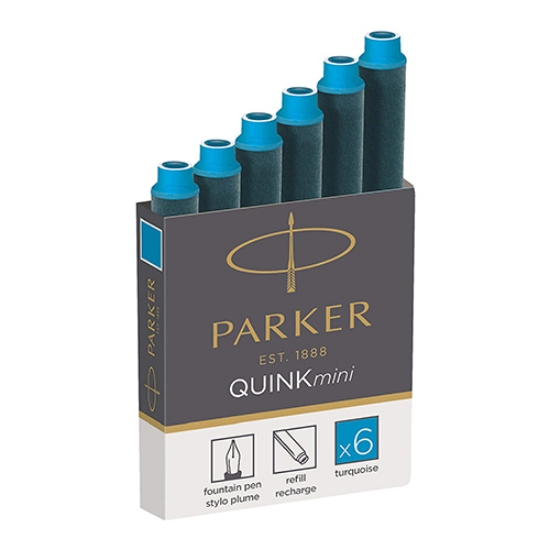 Imagem de CX.6 CARTUCHOS TINTA PARKER MINI AZUL 1950409