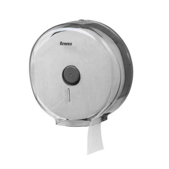 Imagem de SUPORTE RENOVA P/PAPEL HIGIENICO JUMBO CINZA/FUMÉ