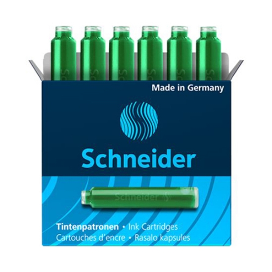 Imagem de CX.6 CARTUCHOS TINTA SCHNEIDER VERDE REF.6604