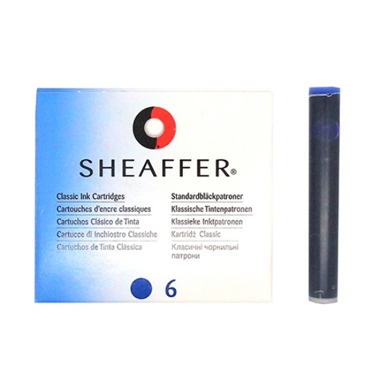 Picture of CX.6 CARTUCHOS TINTA SHEAFFER AZUL (550)