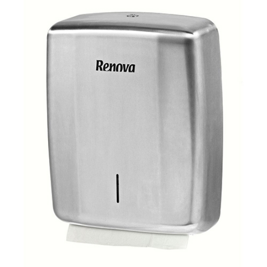 Imagem de SUPORTE RENOVA PARA TOALHAS DE MÃO EM FOLHA INOX