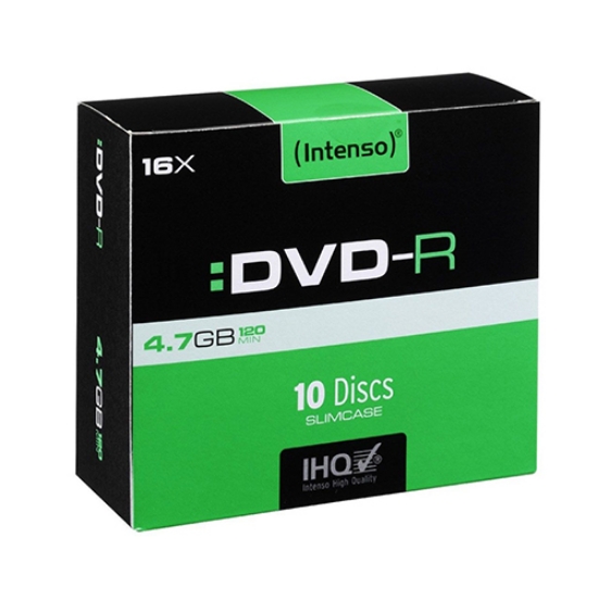 Picture of DVD-R 4.7GB/120M. INTENSO (4101652) (CX.SLIM)