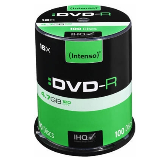 Picture of BOB.100 DVD-R 4.7GB/120M. INTENSO 16X (4101156)