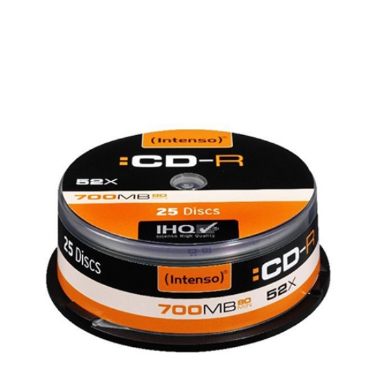 Imagem de BOB.25 CD-R 700MB/80M. INTENSO (1001124/300053)