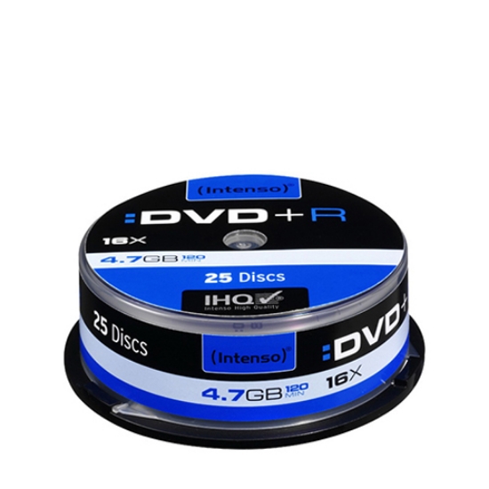 Imagem de BOB.25 DVD+R 4.7GB/120M. INTENSO (4111154)