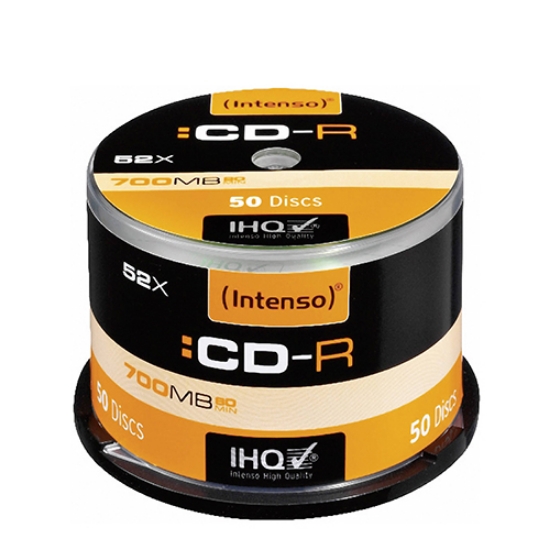 Imagem de BOB.50 CD-R 700MB/80M. INTENSO (1001125/300015)