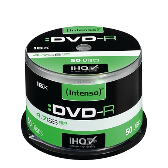 Imagem de BOB.50 DVD-R 4.7GB/120M. INTENSO (4101155)