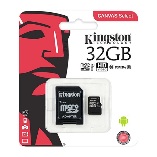Imagem de CARTAO MEMÓRIA MICRO SD 32GB KINGSTON SDCS2/32GB