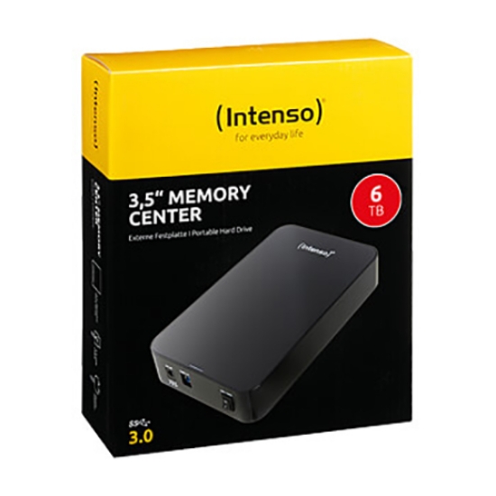 Imagem de DISCO EXTERNO 6TB 3.5" INTENSO MEMMORY CENTER USB 3.0 (6031514)