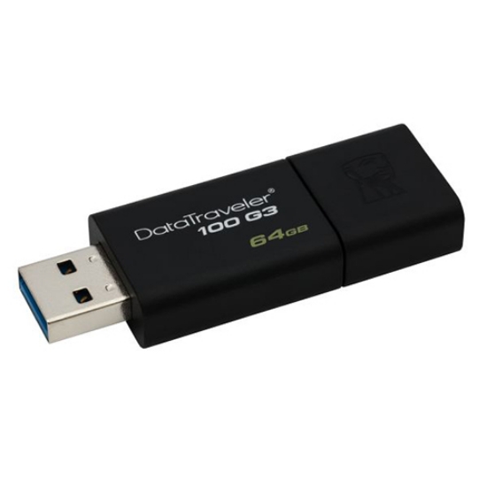 Imagem de DISK-PEN 64GB USB 3.0 KINGSTON DT100G3/64GB