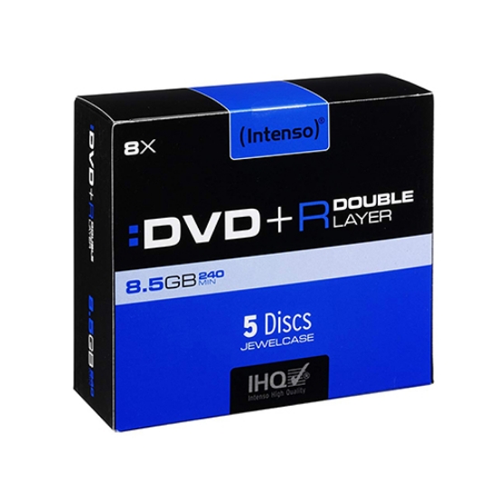 Imagem de DVD+R DOUBLE LAYER 8.5GB/240M. INTENSO (4311245) (J.C.)