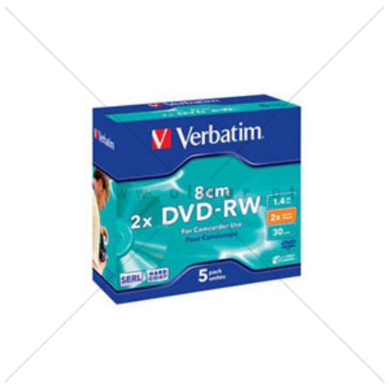 Imagem de DVD-RW MINI 1.4GB/30M./8CM VERBATIM (43514)